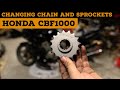 Honda CBF1000 Chain and Sprocket Change - DID Gold Chain!