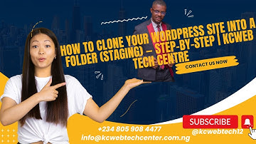 How to Clone Your WordPress Site into a Folder (Staging) — Step-by-Step | KCWEB Tech Centre