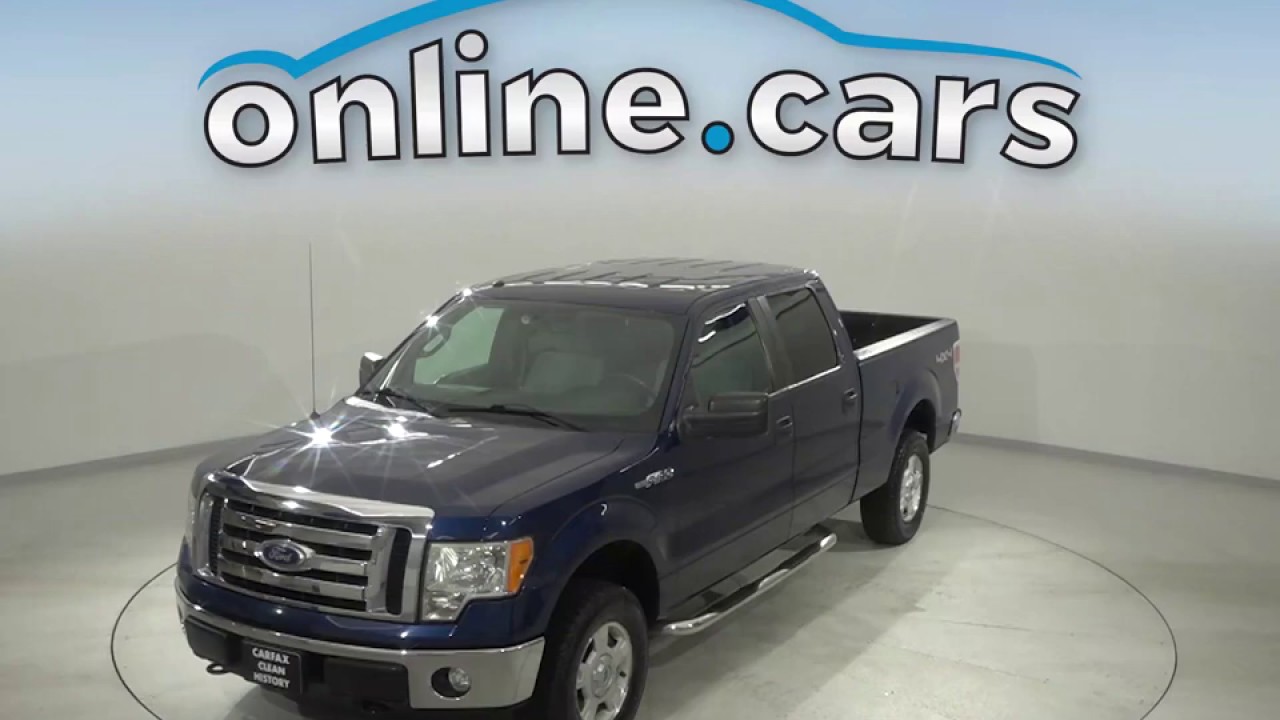 A18749PT 2011 Ford F-150 XLT 4WD Blue Crew Cab Test Drive, Review, For