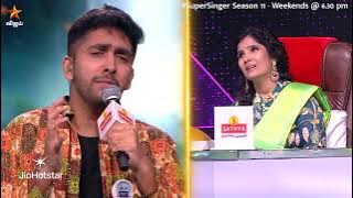 Glimpse of Sindhiya Venmani Song by #FarhanNavas🎶🎼| Endrendrum Captain  | Super Singer Season 11
