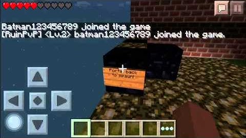 [CLOSED]-Minecraft PE 0.9.0-Mini-Game Server|How to fix register password