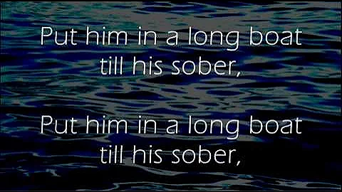 Drunken' Sailor - Irish Rovers - Lyrics ,