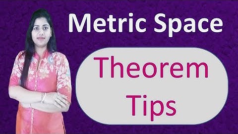 Metric Space  Theorem Tips -Open and Closed set   in  Topology for MSc Entrance / Master cadre