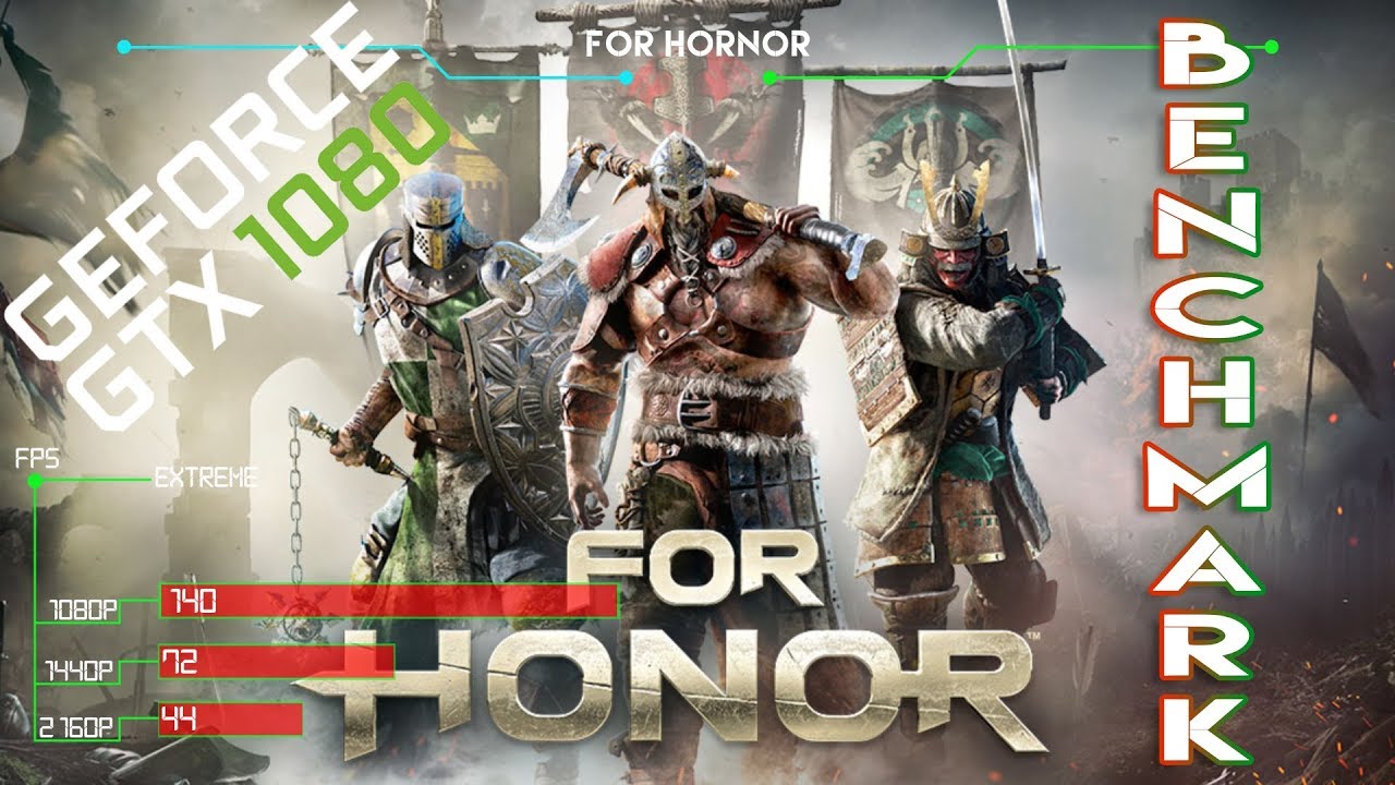 For Honor Benchmark - I7 6800k + GTX 1080 + 32G RAM + SSD