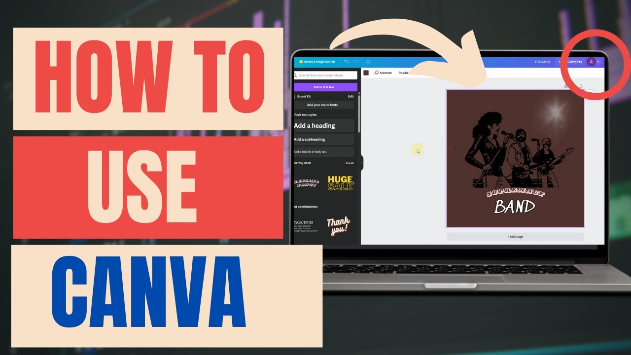 CANVA TUTORIAL FOR BEGINNERS 2024 (How to start using Canva step by ...