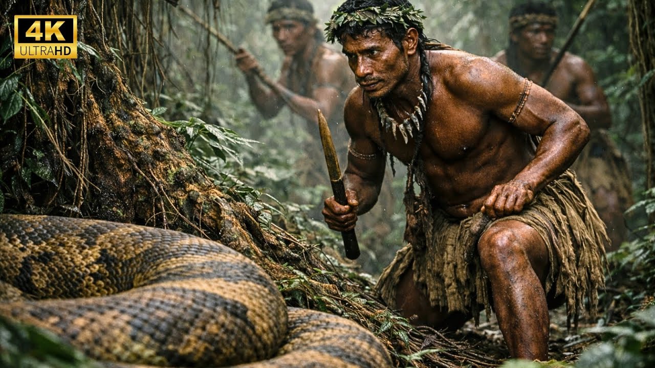 Sobrevivência Real na Selva: 8 Tribos Diante de Serpentes Gigantes
