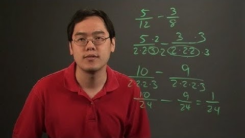 Prime Factors to Simplify Subtracting Fractions : Math Challenge