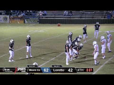 Loretto High School vs Moore County High School - Football - 10-7-2022