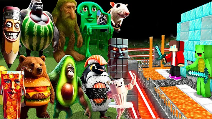 NEW UPDATE ITALIAN BRAINROT ANIMALS vs Security House in Minecraft JJ and Mikey Maizen