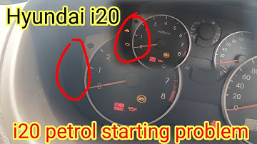 Hyundai i20 petrol starting problem##starting problem ##malfunction light##BCM problem##ECM problem#