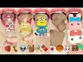 asmr EMOJI FOOD 🍓🍍👽🐿️🍭🍫🥤🥮🐰🐻 이모지 먹방 eating sounds