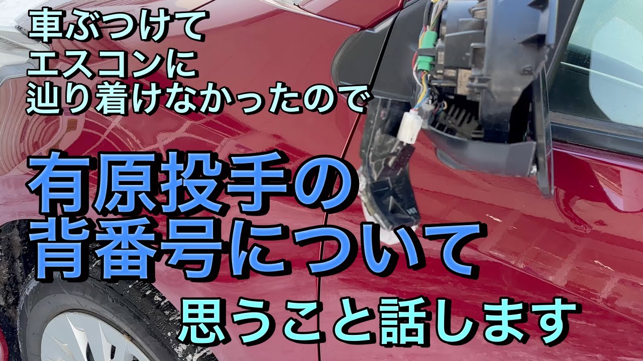 エスコンフィールド北海道に行こうと思ったら事故ちゃったので、有原投手の背番号と有原式FAと上沢式FAの違いを妄想気味に語ります