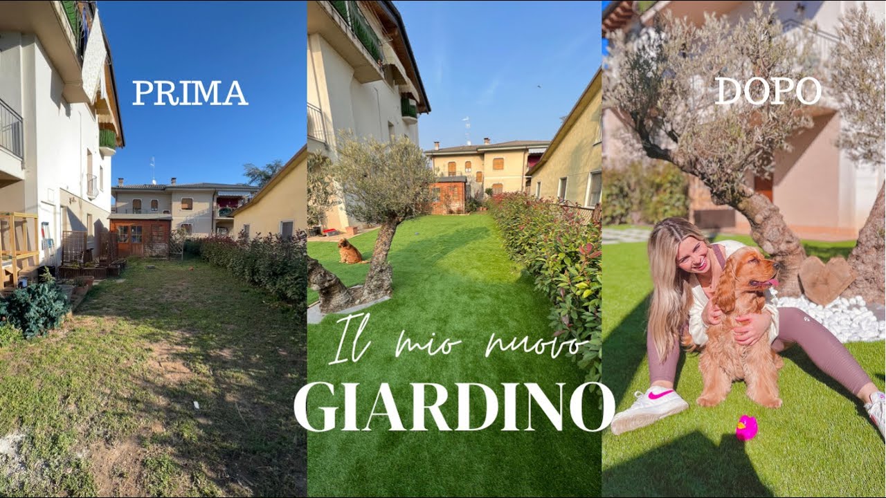 La trasformazione del MIO GIARDINO | Erba sintetica