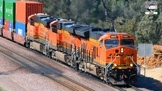 Let's travel back to southern california look at some more trains! in
this video, we'll see trains from all the major railroads as they run
through southe...