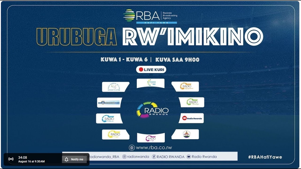 🔴LIVE: URUBUGA RW'IMIKINO | TARIKI 10 WERURWE 2026