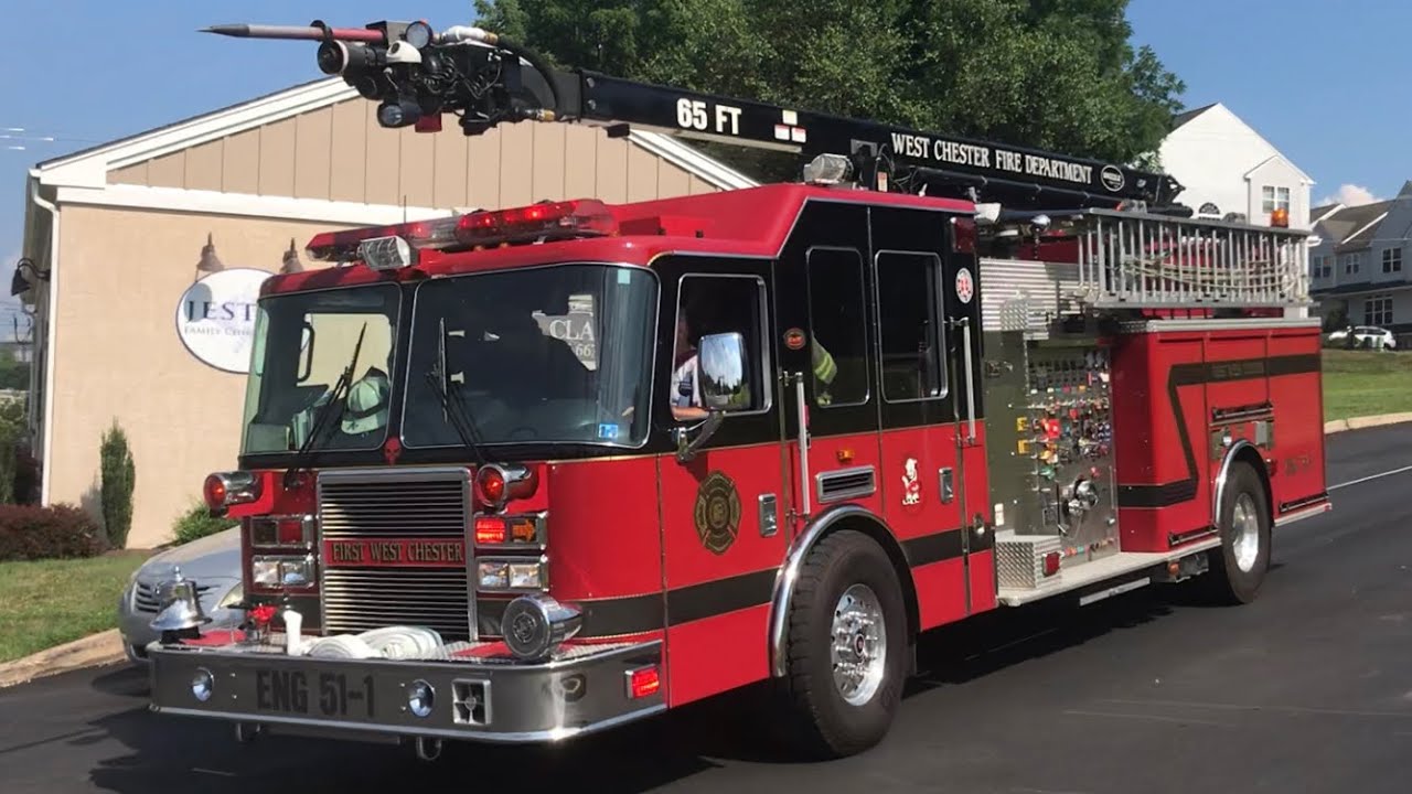 First West Chester Fire Co Engine 511 Responding 7/16/18 YouTube