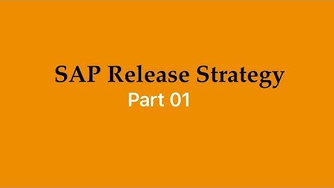 Sap MM Release Strategy part - 01