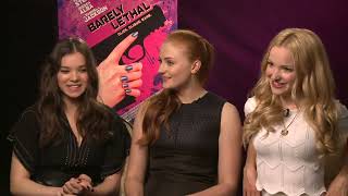 Hailee Steinfeld, Sophie Turner, and Dove Cameron - Barely Lethal Movie Interview by Silas Lesnick