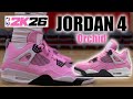 NBA 2K26 Shoe Creator - How to make Air Jordan Retro 4 'Orchid'