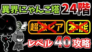 ハンドメイド♡オーダーページ【にゃんこ 24】 にゃんこ大戦争】異界にゃんこ塔24階を本能なしレベル40で攻略！【The