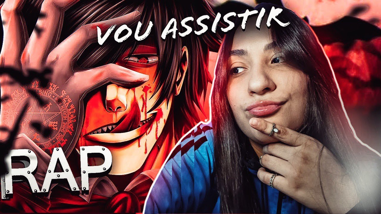 (LINDÃO!!) 2 EM 1 GABRIZA & FLASH BEATS - Rap do Alucard (Hellsing) REACT