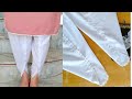 Tulip salwar ki cutting and stitching  tulip salwar  tulip pant cutting and stitchingwhite salwar