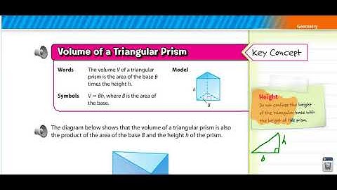 Volume of Prisms (M7 Lsn 8-4)