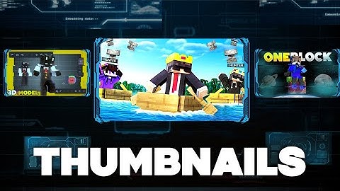 Master Minecraft THUMBNAILS in Just 10 MINUTES 🔥|| How to make minecraft THUMBNAILS||