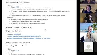 Cloud Foundry Runtime PMC [Aug. 18, 2020]