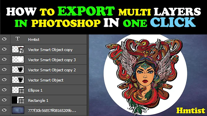 How To Export Multiple Layers In Photoshop In One Click
