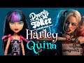 SHE IS BAD! / I MADE A HARLEY QUINN DOLL / Monster High Doll Repaint by Poppen Atelier #art #dolls