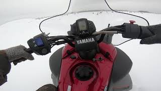 Первый снег! Привет снегоход! Yamaha Venture Multi purpose!