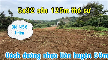 Chỉ ❗️450 triệu 🔥 sở hữu ngay một lô đất view bao đẹp sẵn thổ cư‼️ngay sát Bảo Lộc‼️diện tích 5x32