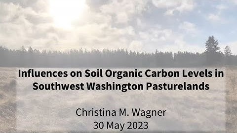 Tina Wagner, MES Thesis Presentation, Spring 2023