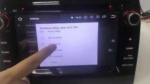 PX How to set the shut down delay
