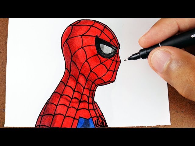 Mini curso de Pintura- Como pintar Homem Aranha baby [personagens super  heróis] 