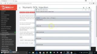 [Security] Numeric SQL Injection over WebGoat