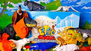 EPIC ANIMALS Ghiacci vs Deserti 🐫🐧🦁 Arex e Vastatore imparano quali sono gli animali che li abitano