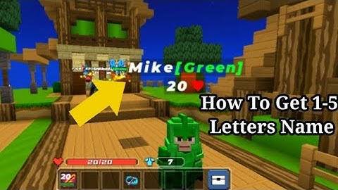 How To Get 1-5 Letter Names in blockman GO Adventures🤫😎🔥