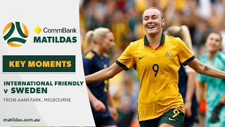 HIGHLIGHTS: CommBank Matildas v Sweden | International Friendly | 12th November 2022