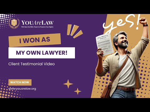 I Won as My Own Lawyer!