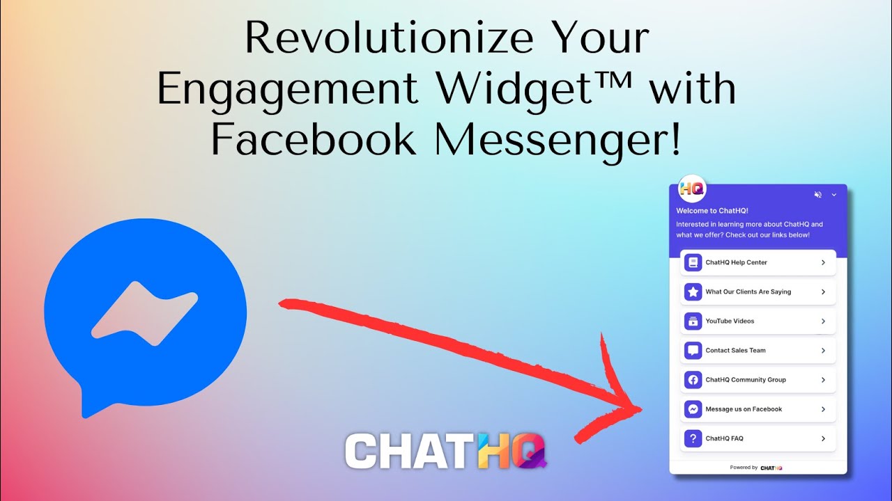 Revolutionize Your Engagement Widget with Facebook Messenger!