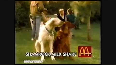 McDonald's Shamrock Shake Commercial - 1980s - Dogs