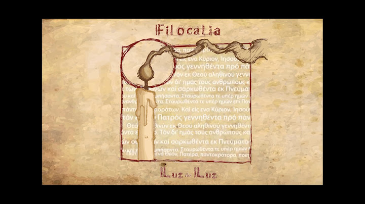 Filocalia - No tenemos miedo