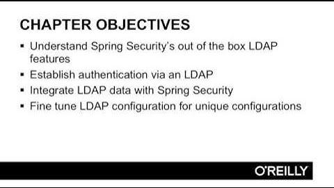 Spring Security 28   LDAP Authentication Overview