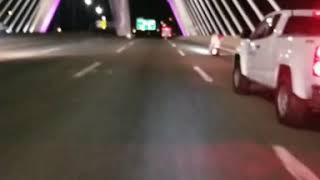 Scooters on Zakim bridge 🛵💨💨💨