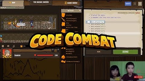 Secrets of Coding PYTHON in CodeCombat: Kithgard Dungeon - The Raised Sword: Game Walkthrough
