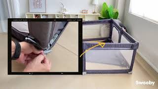 Sweeby RW-002B Baby Playpen | How to Assemble
