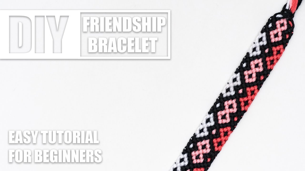 Zigzag Lines Infinity Diamonds Dots Macrame Friendship Bracelets | Easy ...