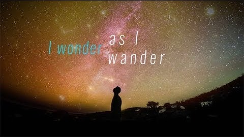 Thumbnail of I Wonder As I Wander -- Christmas Song
